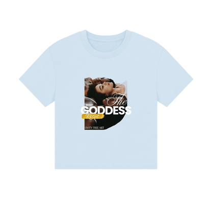 Sky Blue Printed T-shirt Front