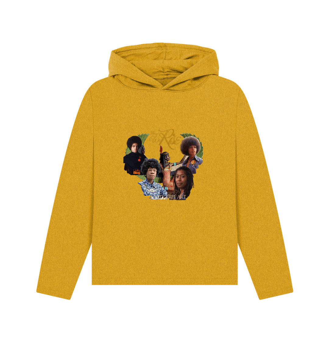 Sunflower Yellow Recycled Hoody Front