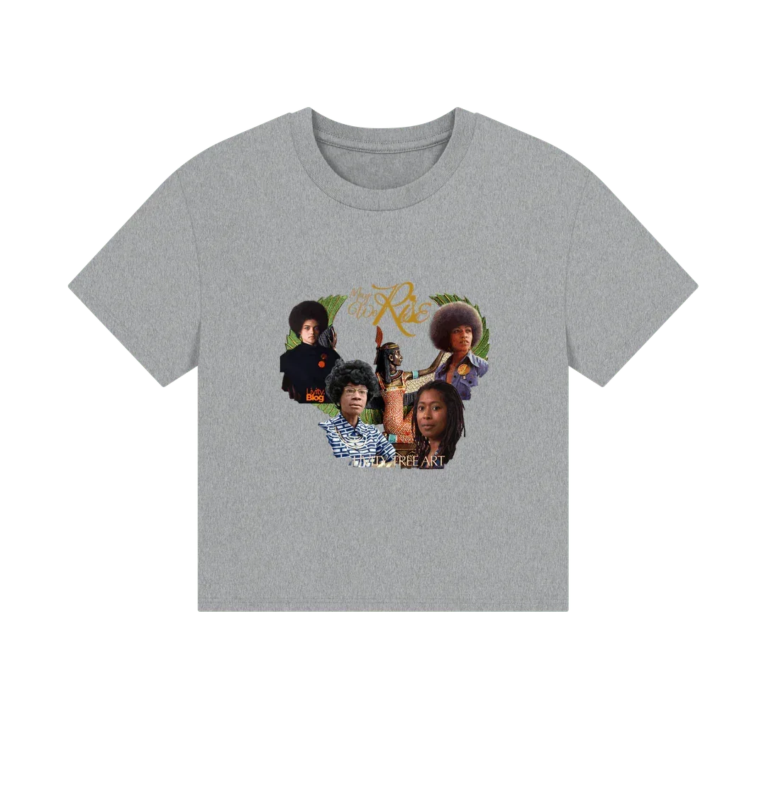 May We Rise Women's Boxy Tee - Livity Tree Art