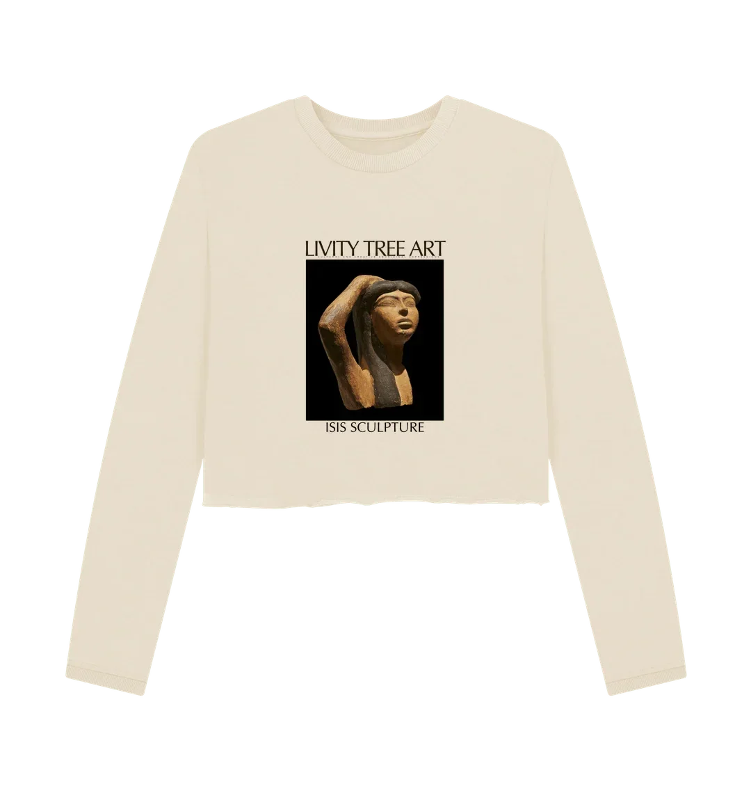 Isis Sculpture Women's Boxy Jumper - Livity Tree Art