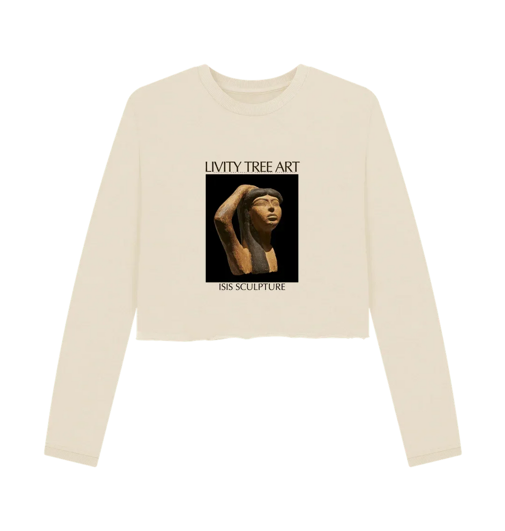 Isis Sculpture Women's Boxy Jumper - Livity Tree Art