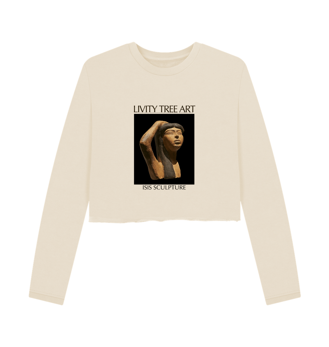 Oat Printed Boxy Jumpers Front