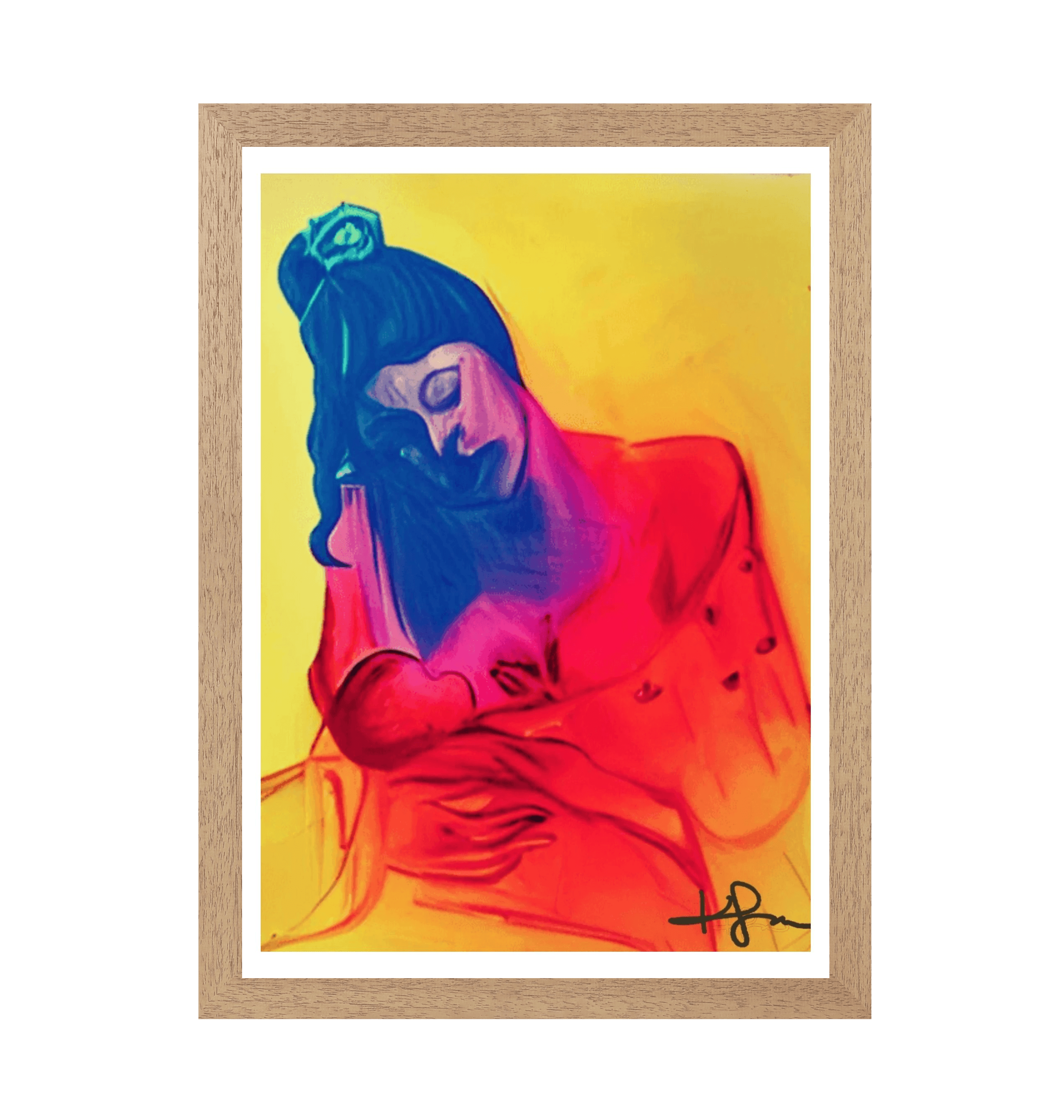 Natural Frame Framed art print Front