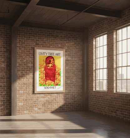 Sekhmet Goddess Rastafari Portrait