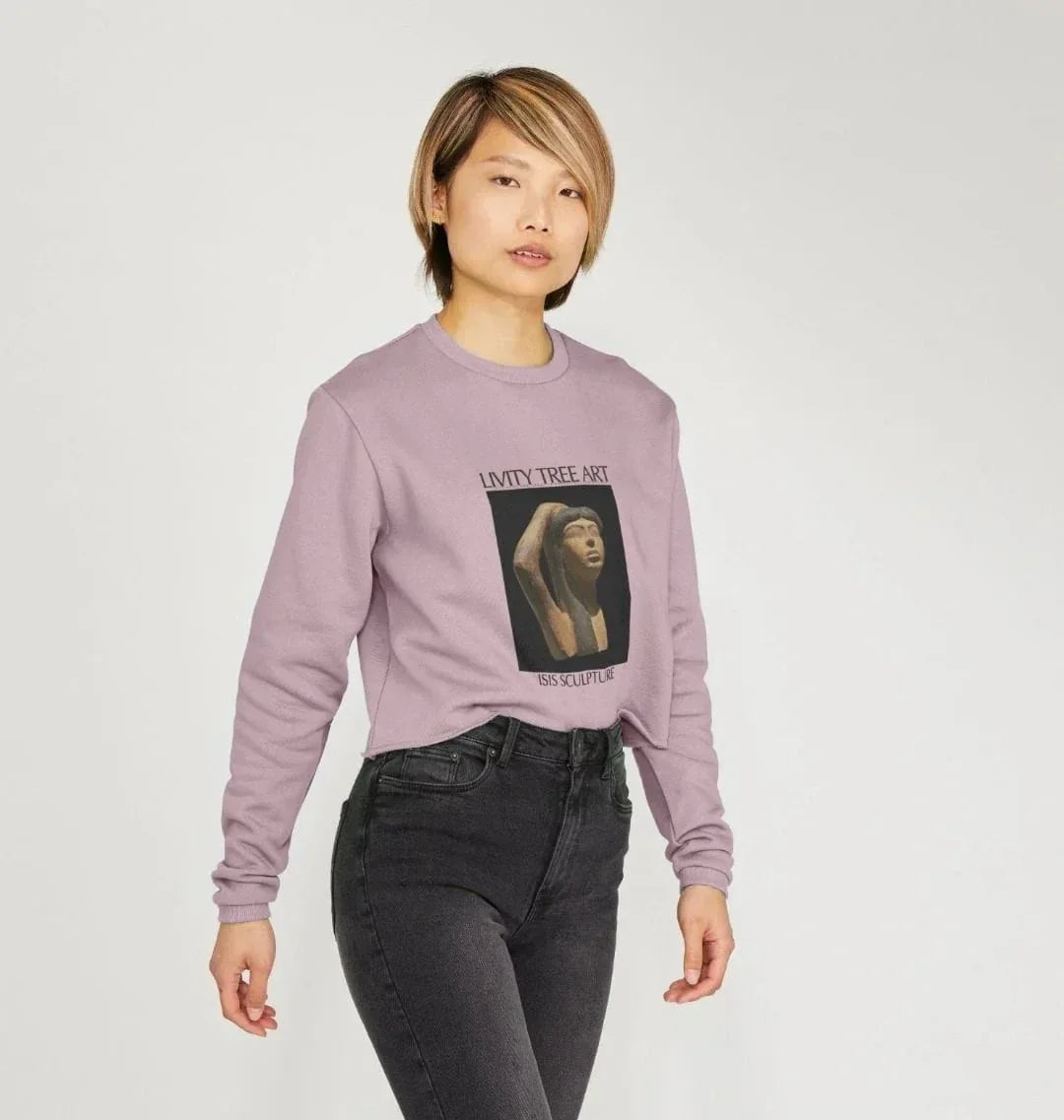Isis Sculpture Women's Boxy Jumper - Livity Tree Art