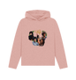 Sunset Pink Recycled Hoody Front