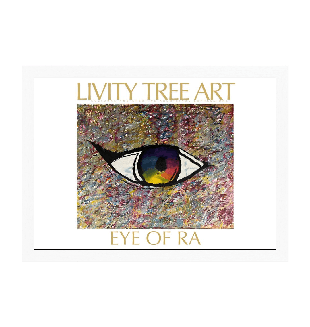 White Frame Framed art print Front