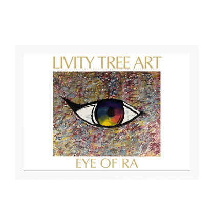 White Frame Framed art print Front