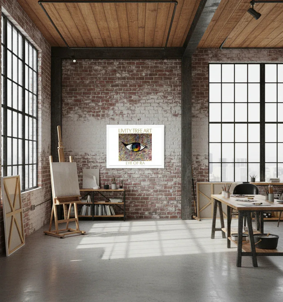 Eye of RA Landscape Art Print - Livity Tree Art