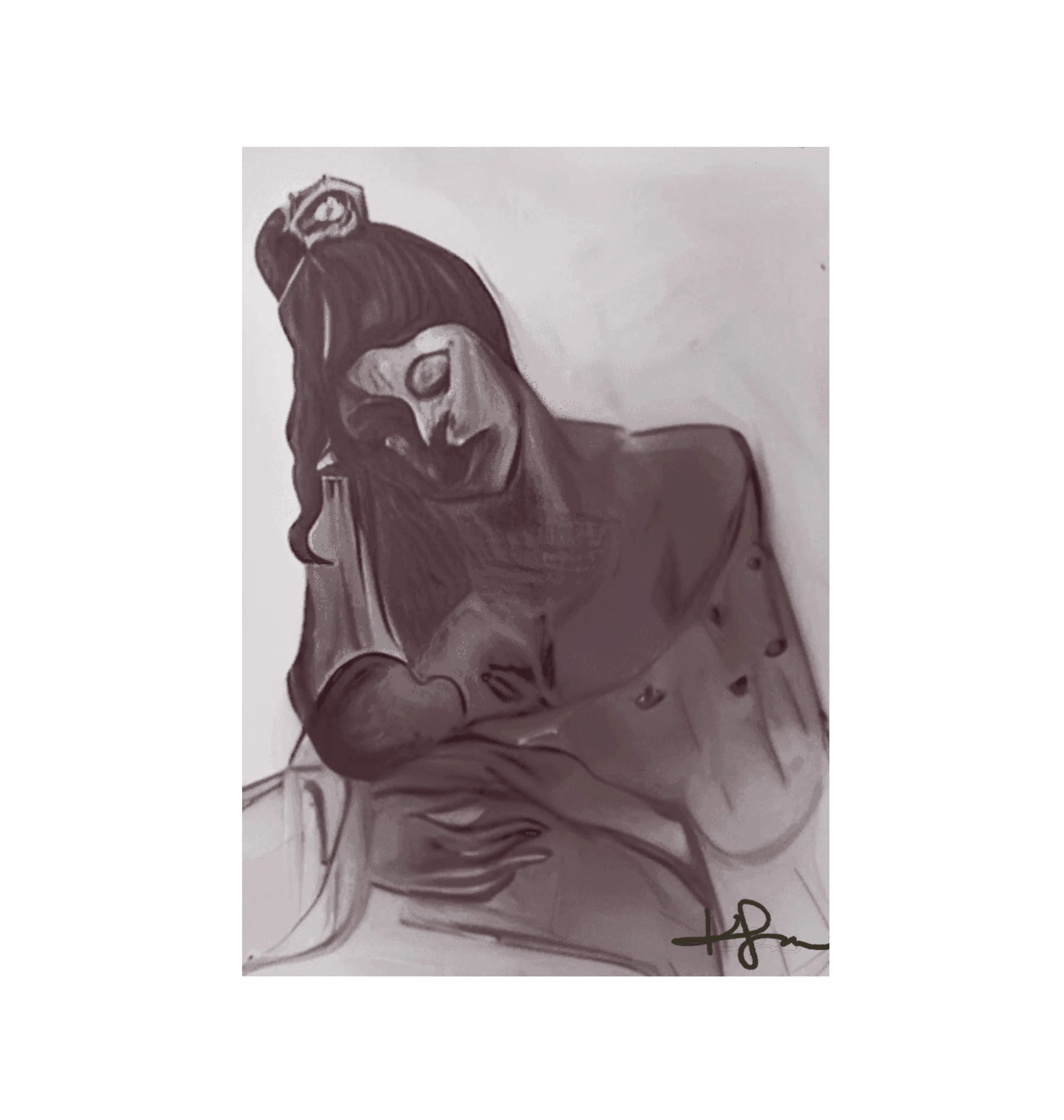 No Frame Framed art print Front