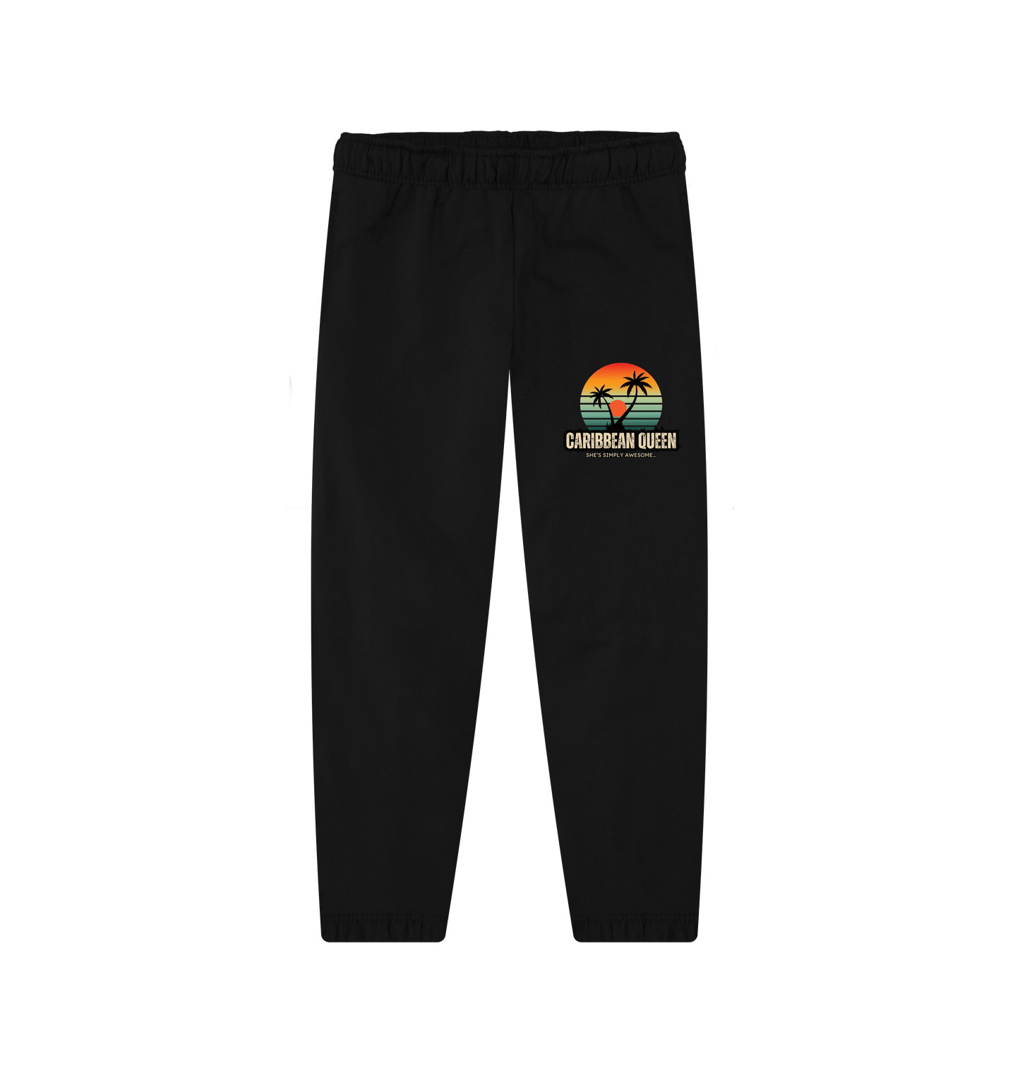 Black Joggers Front