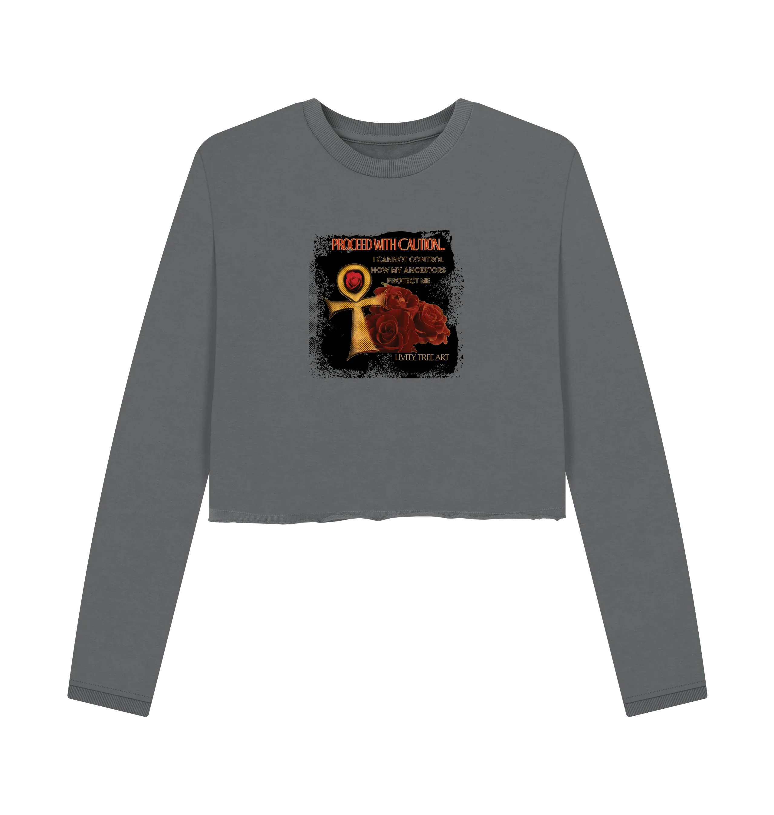 Ancestors Protection Women's Boxy Jumper - Livity Tree Art