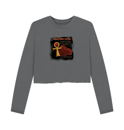 Ancestors Protection Women's Boxy Jumper - Livity Tree Art