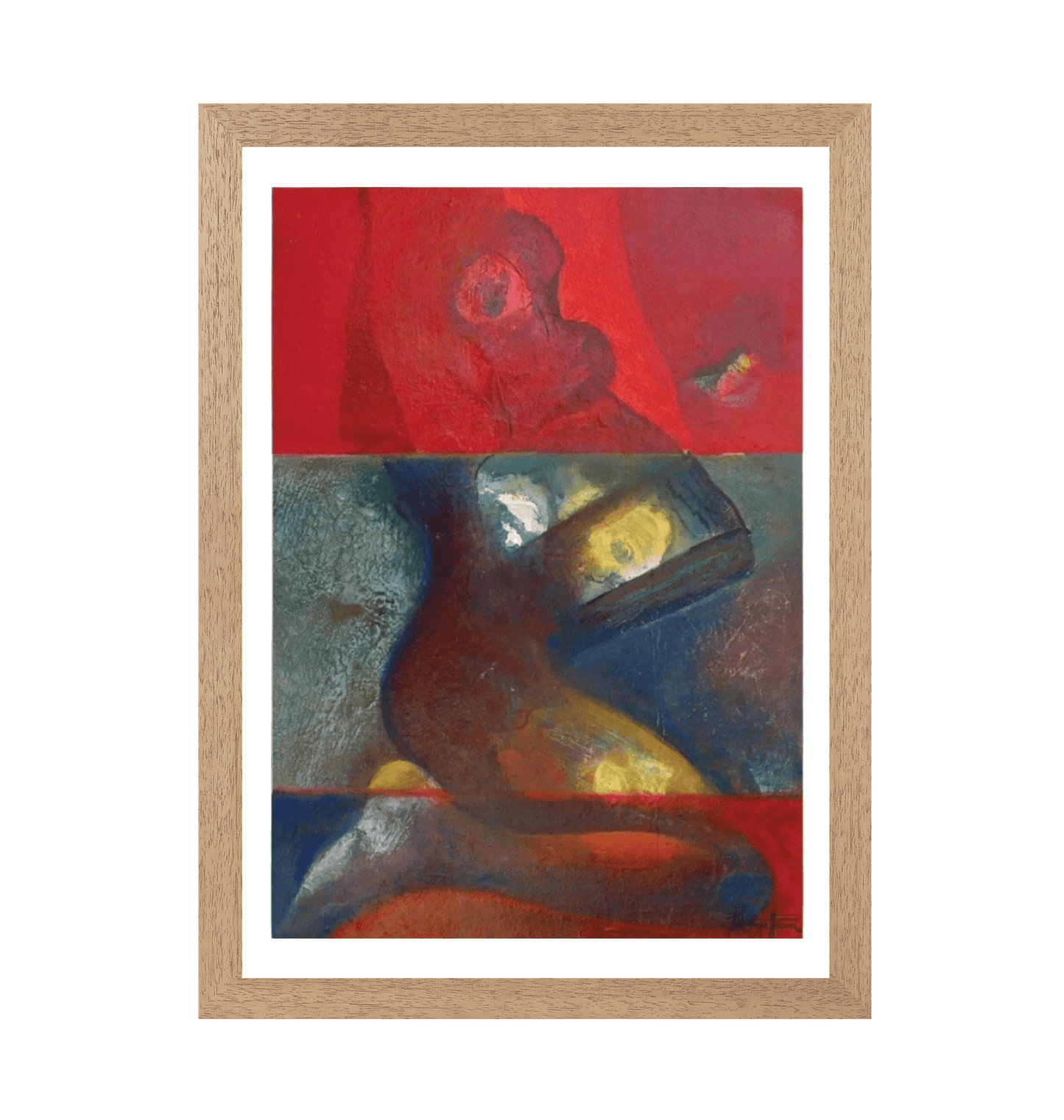 Natural Frame Framed art print Front