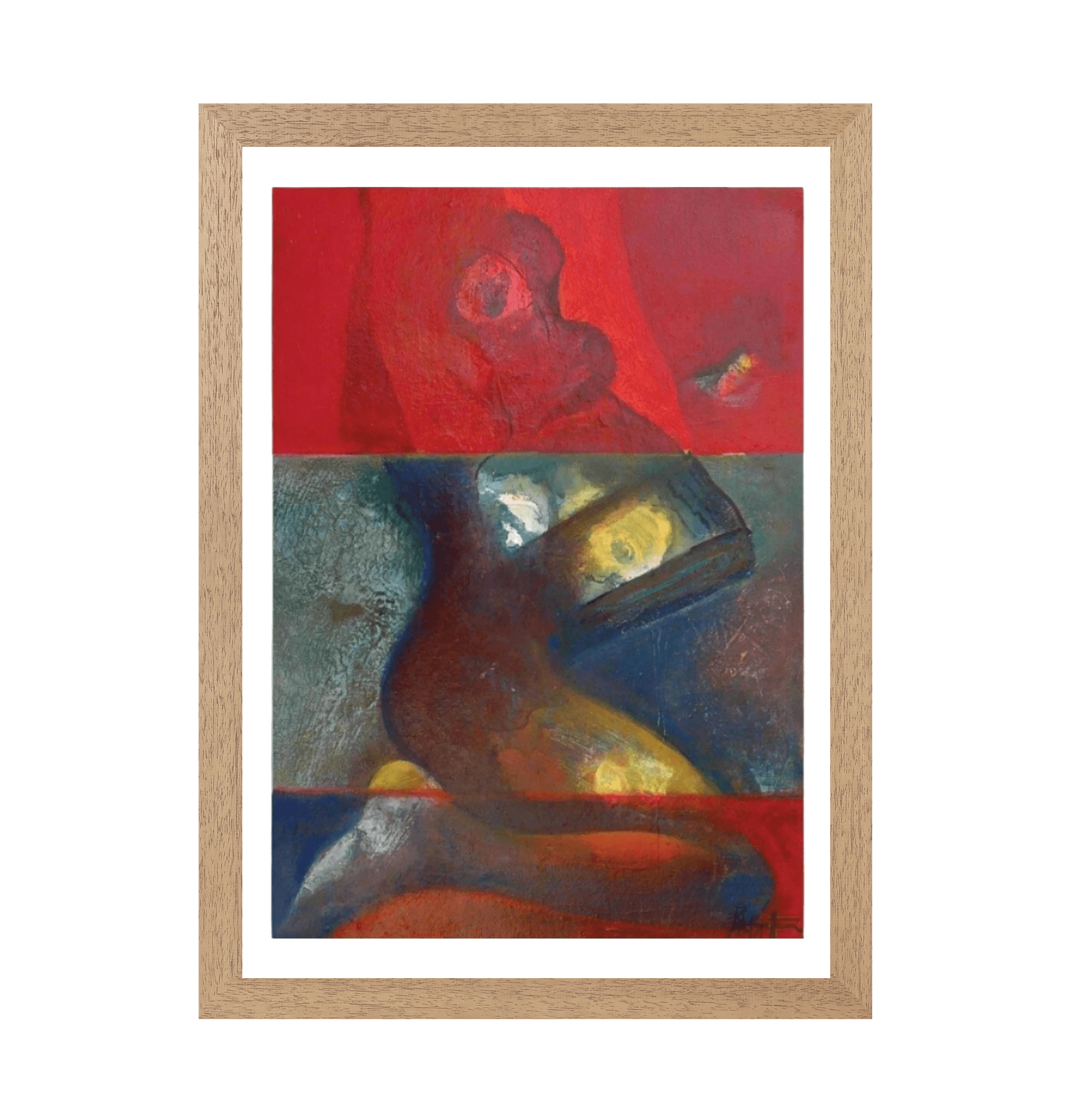 Natural Frame Framed art print Front