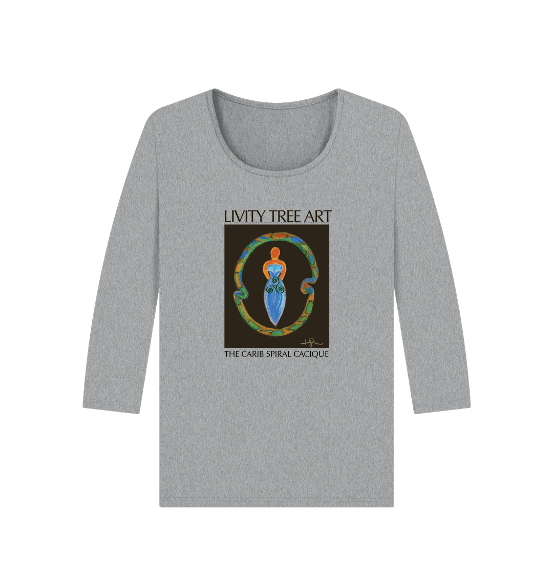 Athletic Grey Printed Long Sleeve T Shirt Front