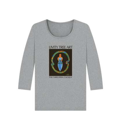 Athletic Grey Printed Long Sleeve T Shirt Front