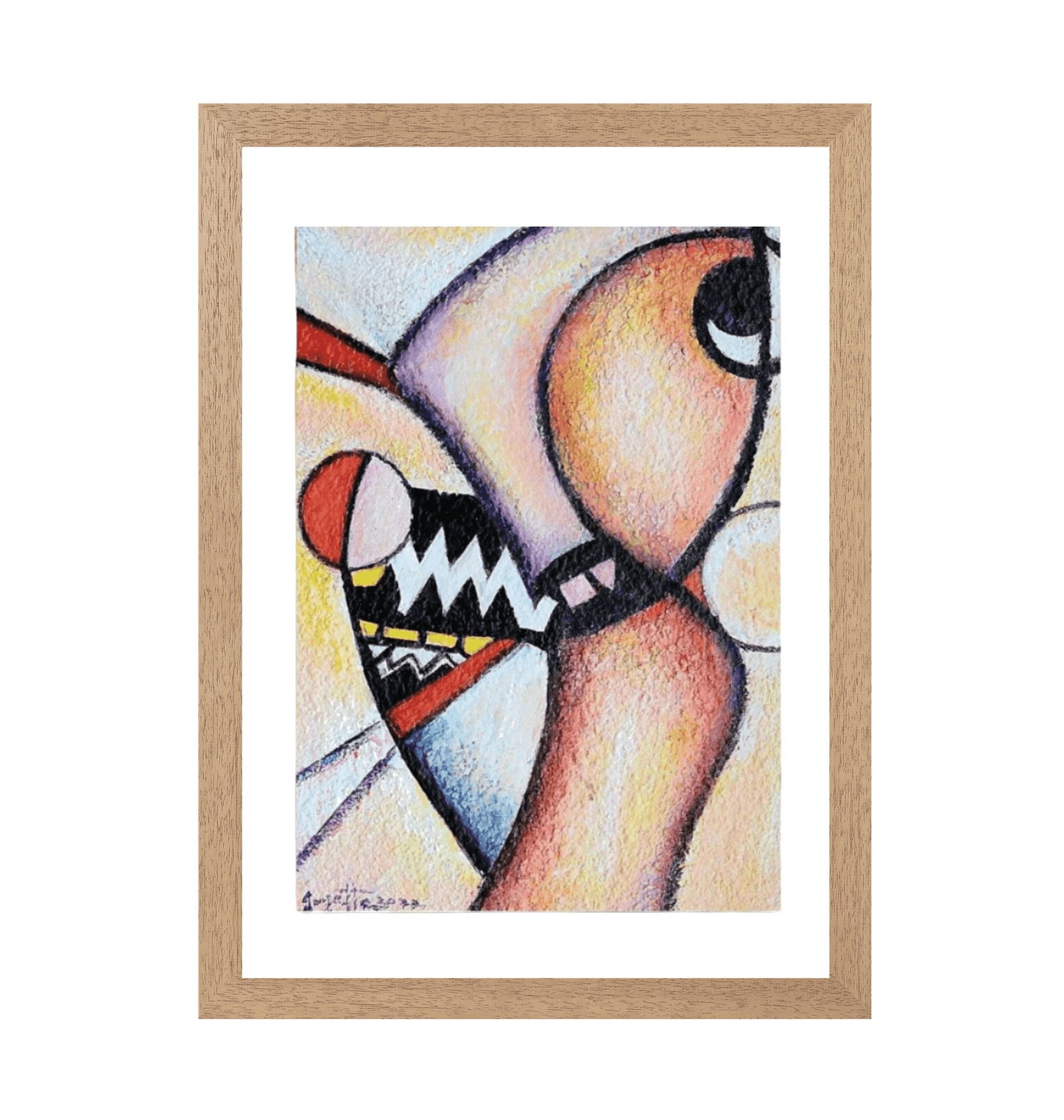 Natural Frame Framed art print Front