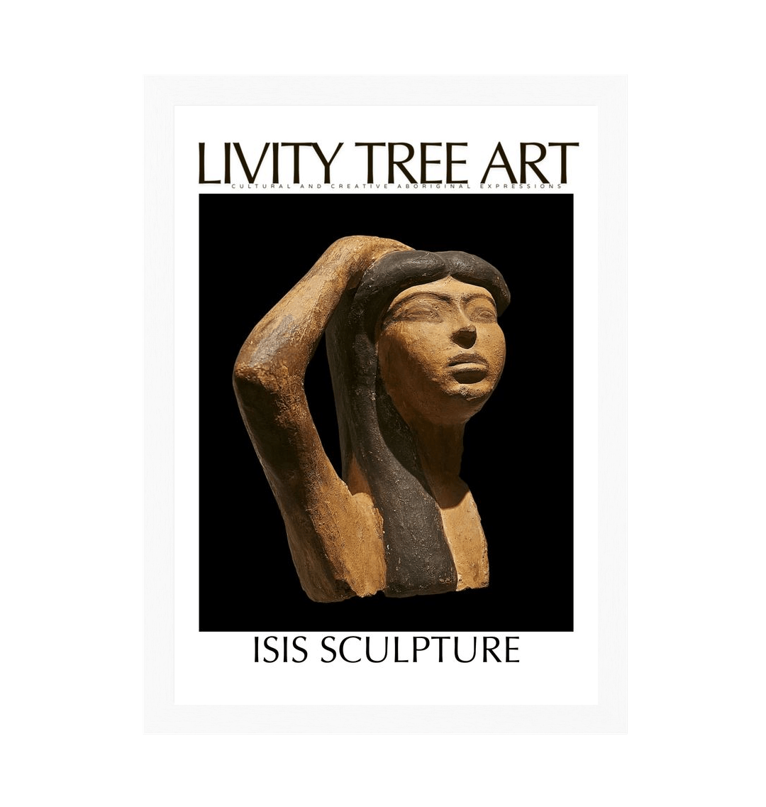 White Frame Framed art print Front