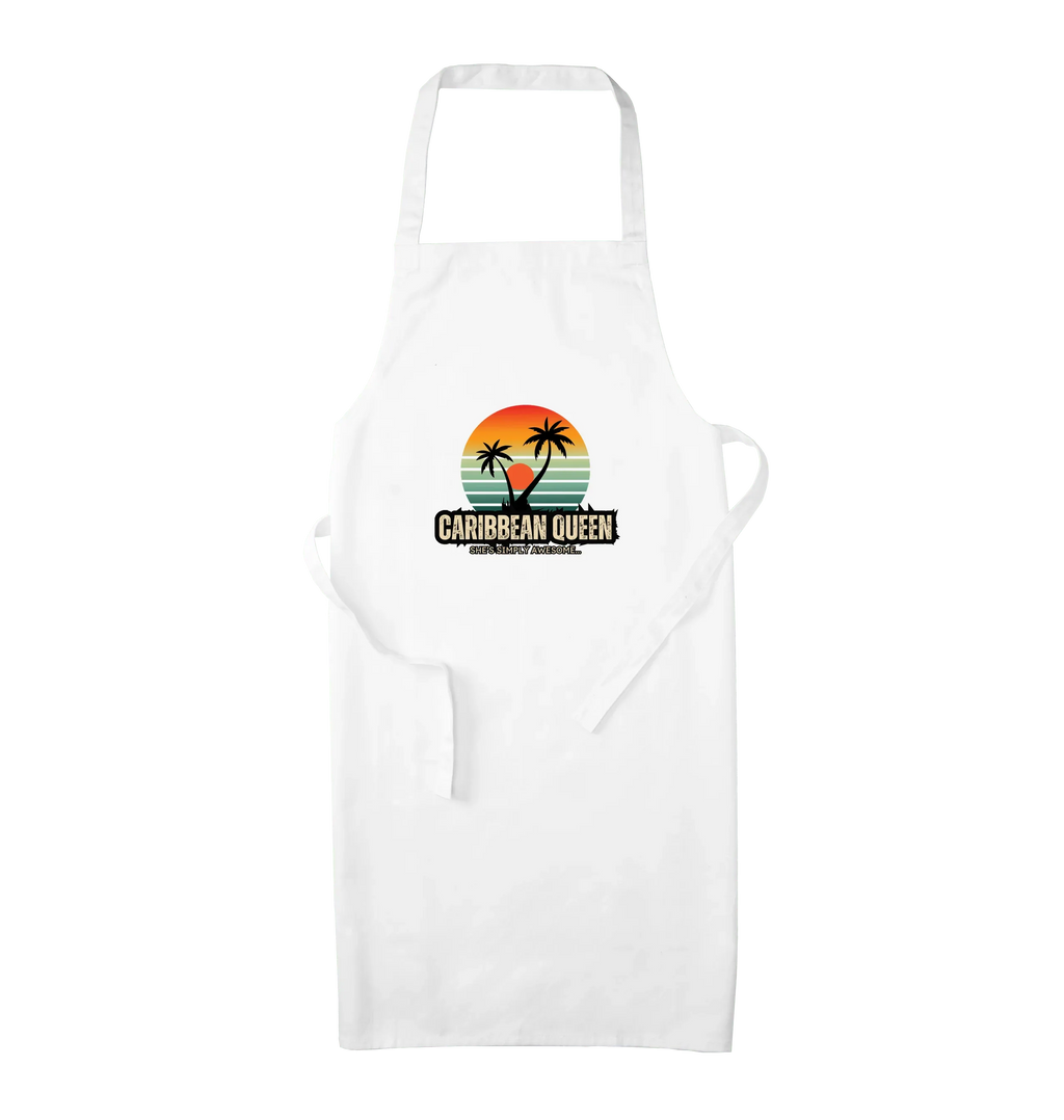Caribbean Queen Organic Cotton Apron - Livity Tree Art