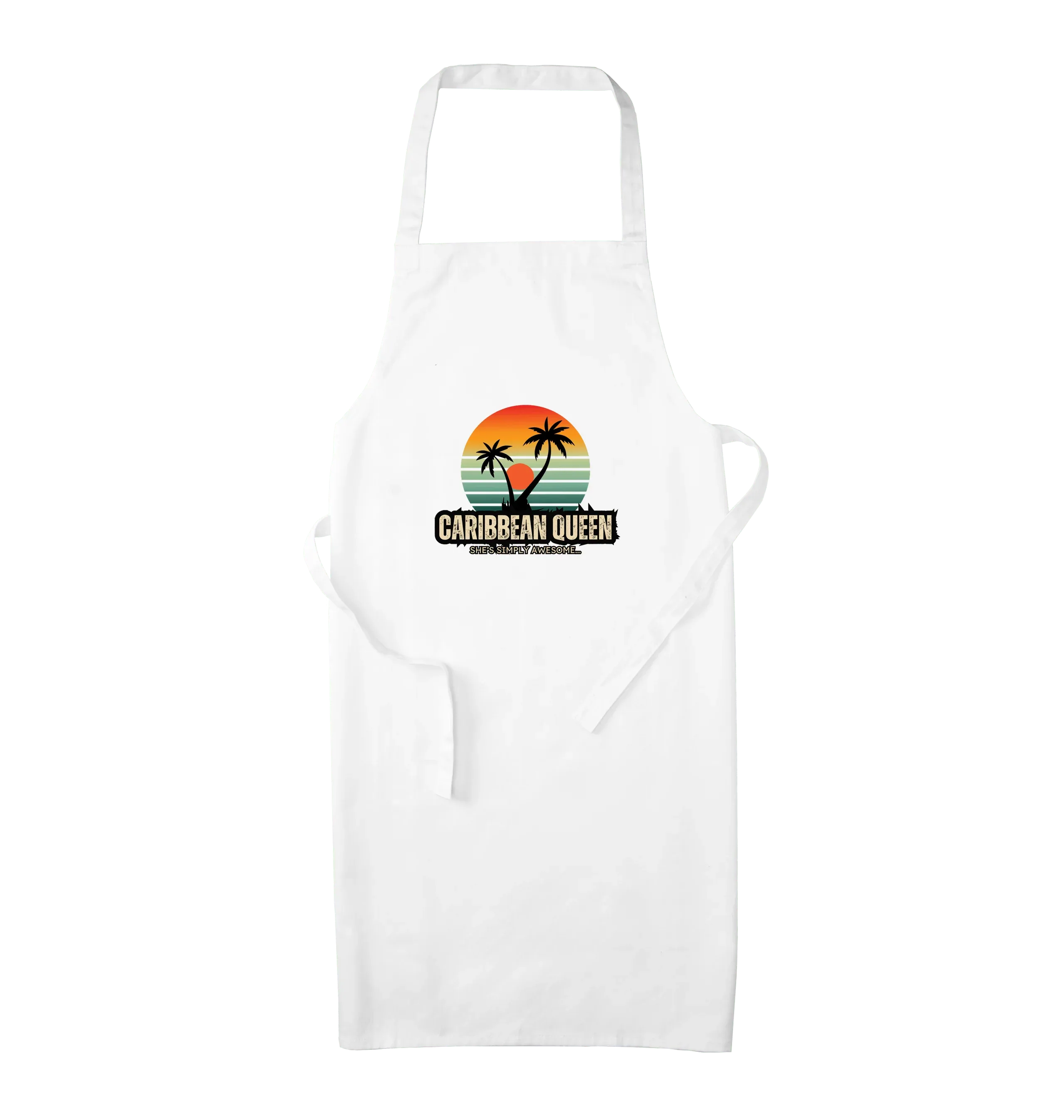 Caribbean Queen Organic Cotton Apron - Livity Tree Art
