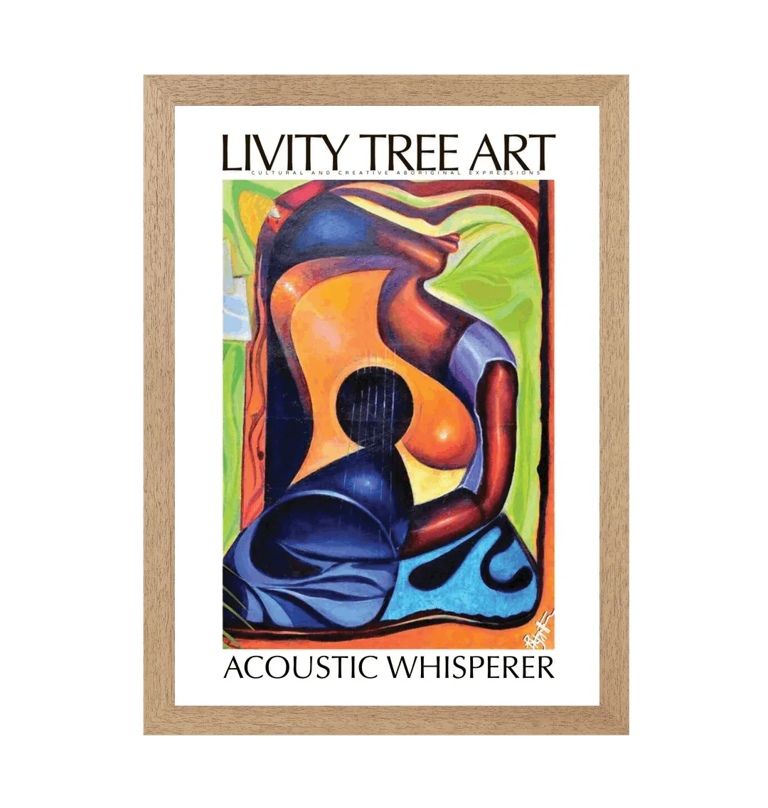 Acoustic Whisperer Art (Optional Frame) - Livity Tree Art