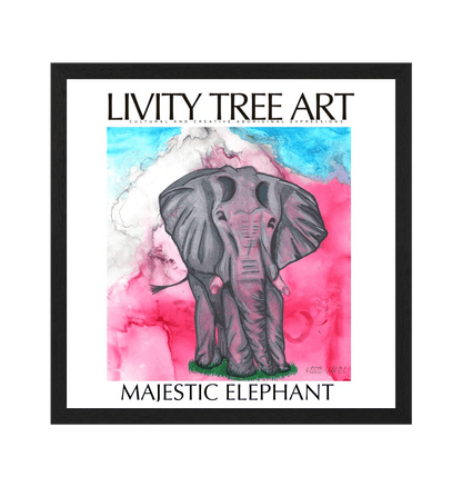 Black Frame Framed art print Front