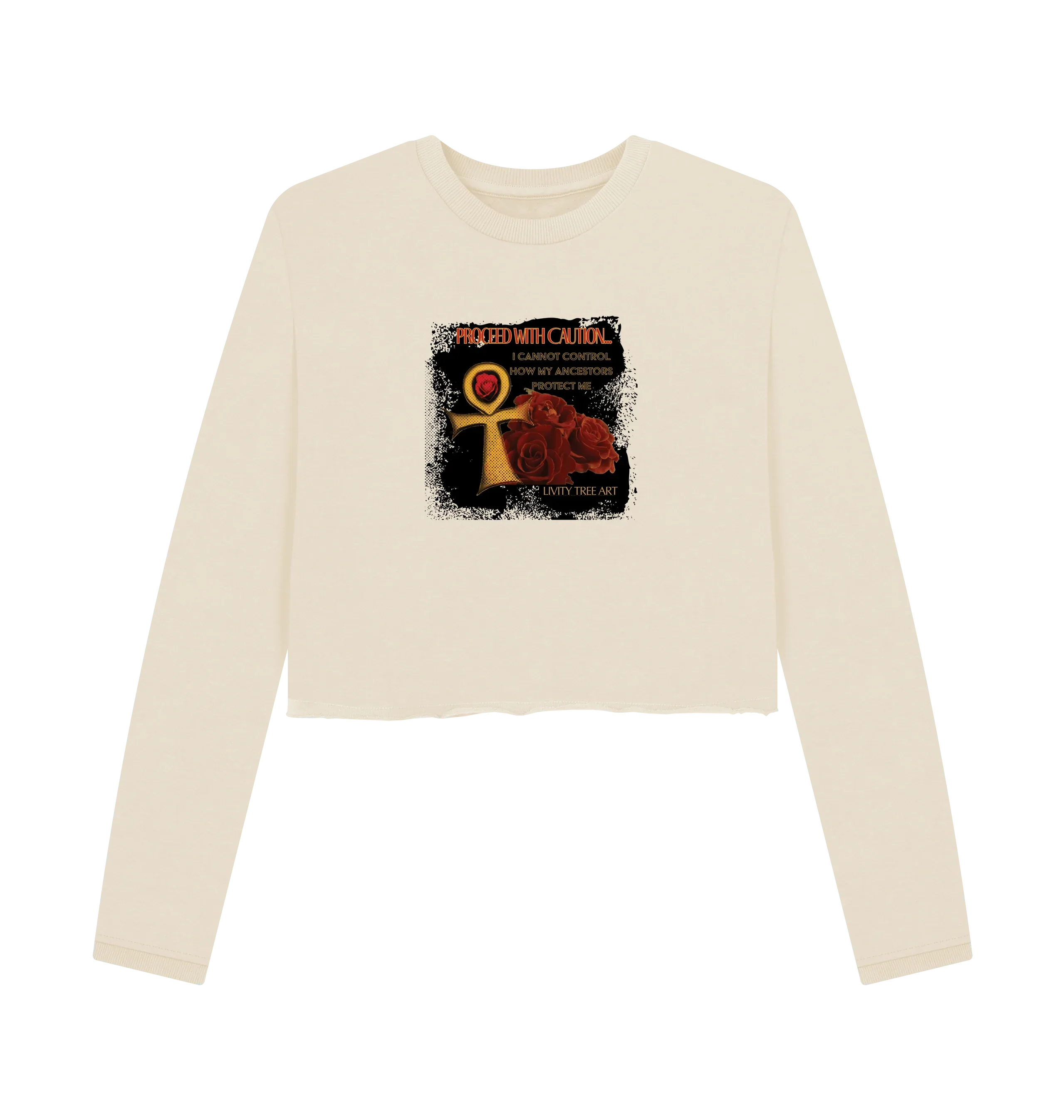 Ancestors Protection Women's Boxy Jumper - Livity Tree Art