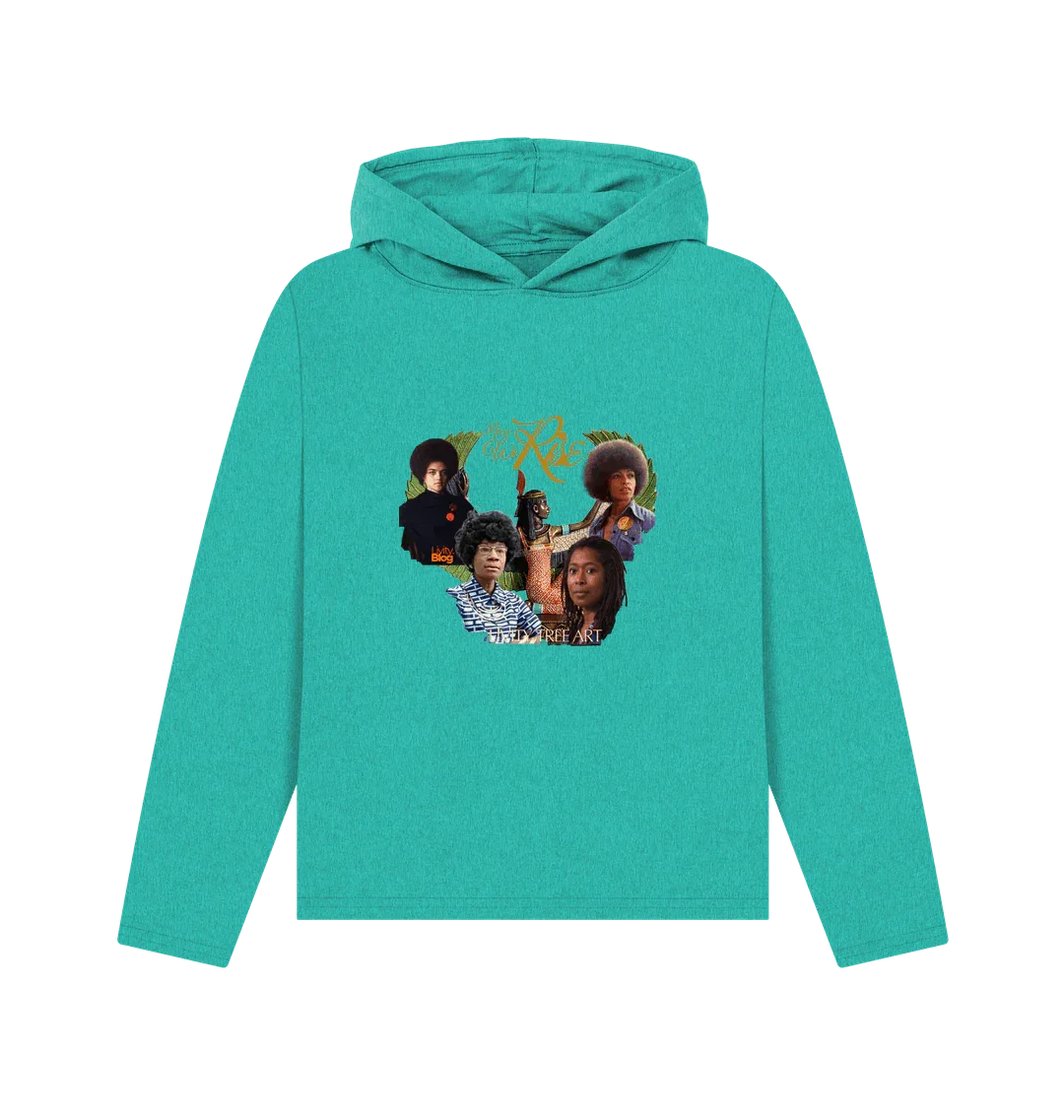 May We Rise Women's Relaxed Fit Hoodie - Livity Tree Art