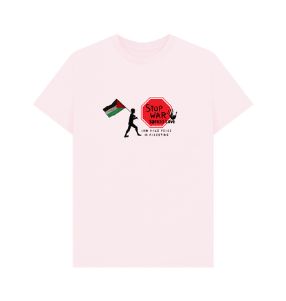 Pink Printed T-shirt Front