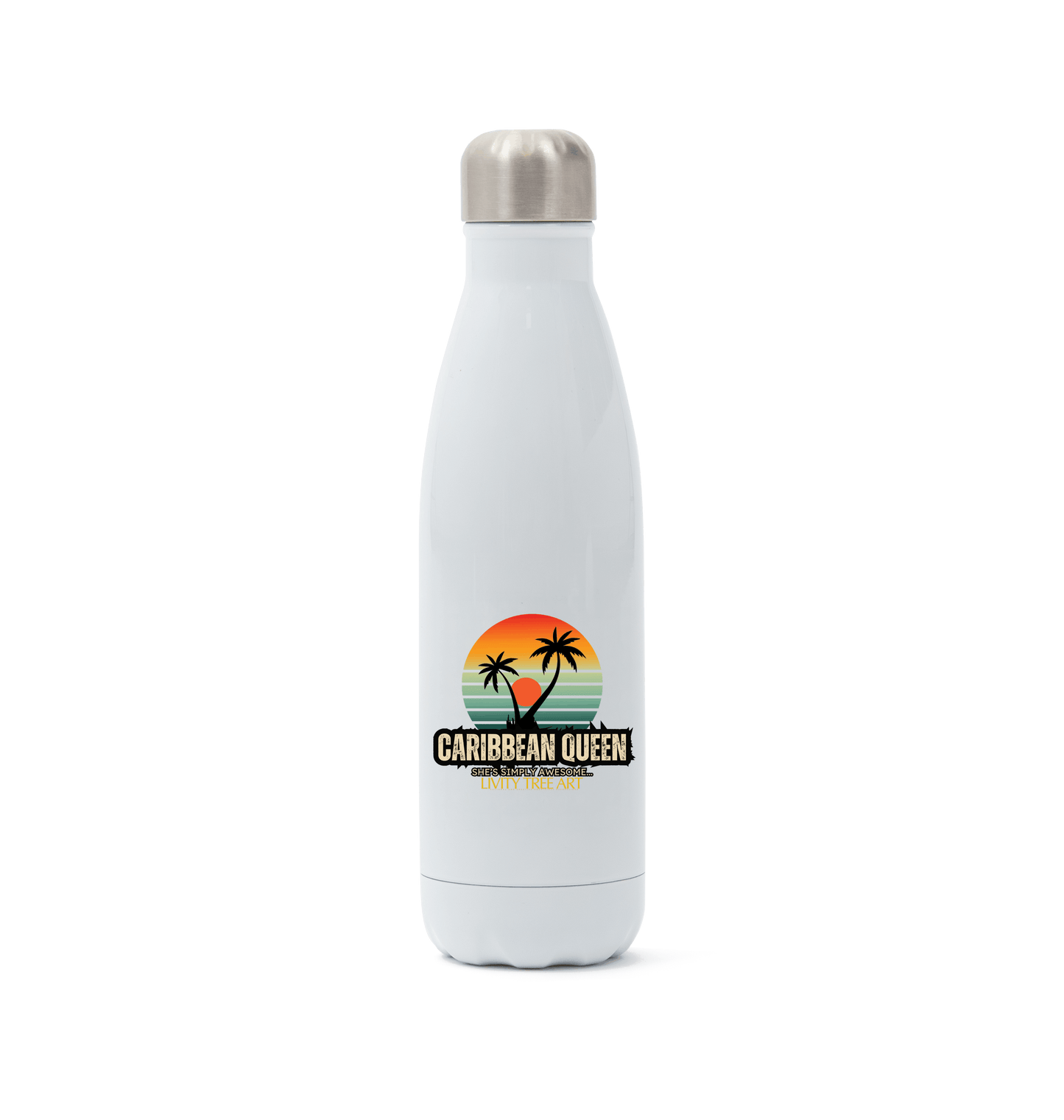 White Water Bottle Front
