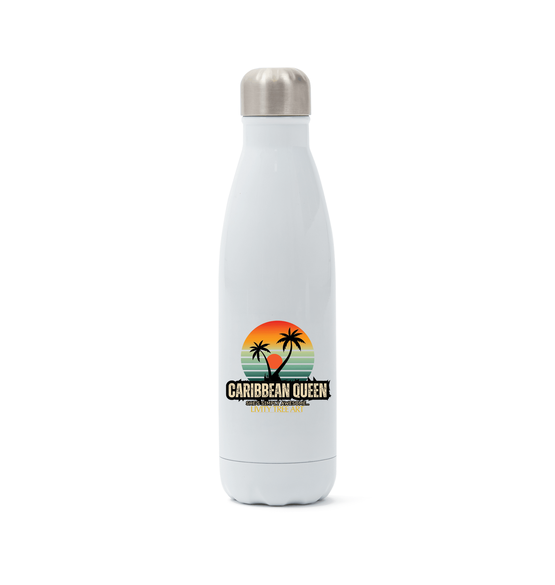 White Water Bottle Front