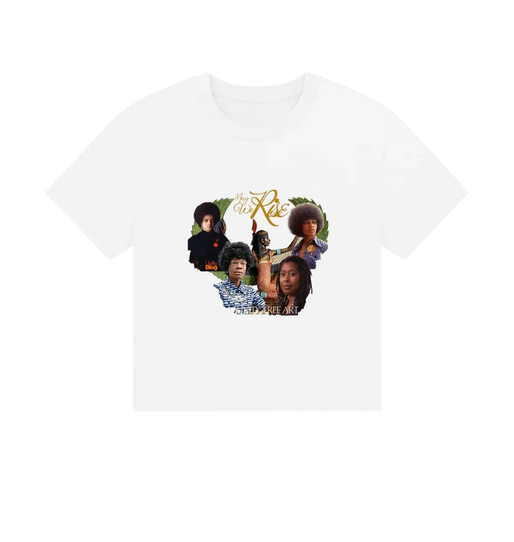 May We Rise Women's Boxy Tee - Livity Tree Art