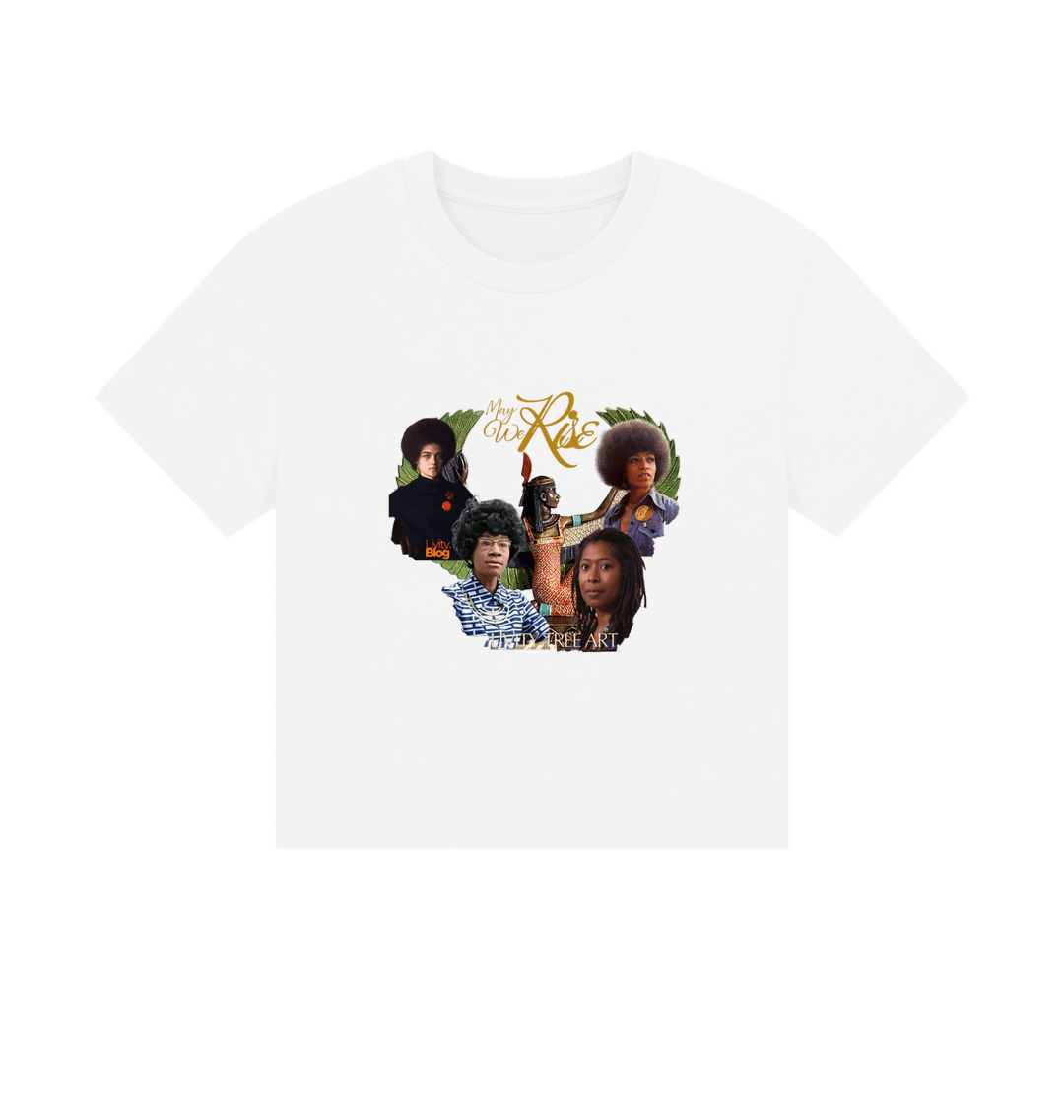 White Printed T-shirt Front