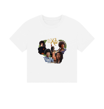 White Printed T-shirt Front