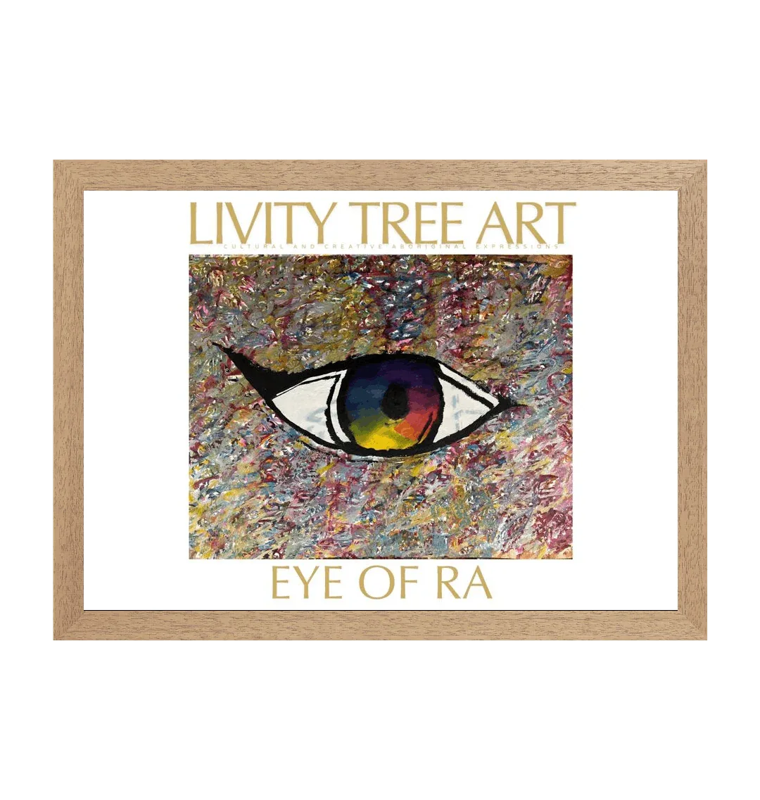 Eye of RA Landscape Art Print - Livity Tree Art