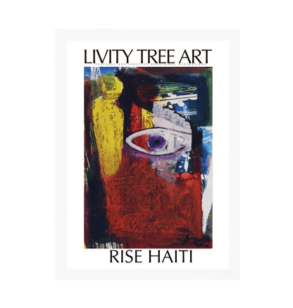 White Frame Framed art print Front