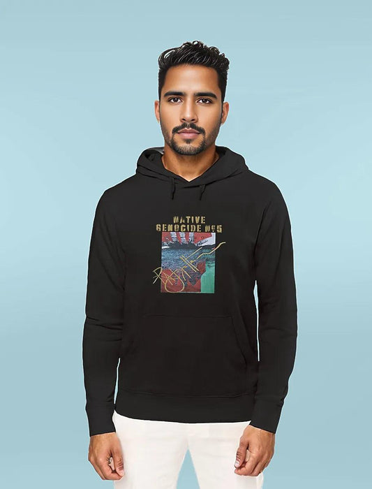 Native Genocide #5 Premium Lightweight Straight Cut Unisex Hoodie | Tree of Life Art - Tree of Life Art