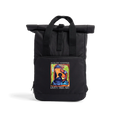 Acoustic Whisperer Recycled Twin handle Roll-Top Backpack - Livity Tree Art
