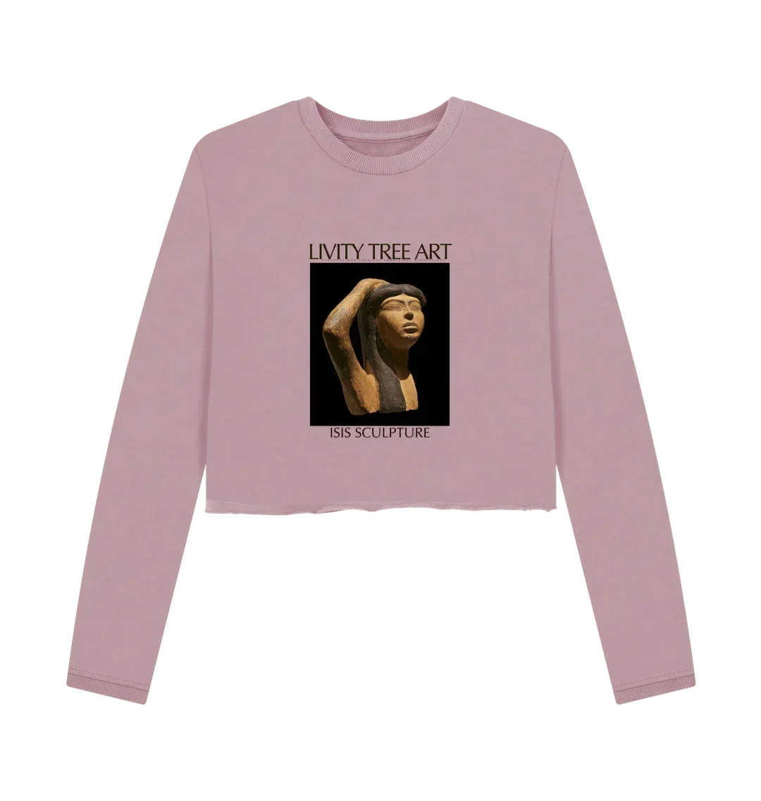 Isis Sculpture Women's Boxy Jumper - Livity Tree Art