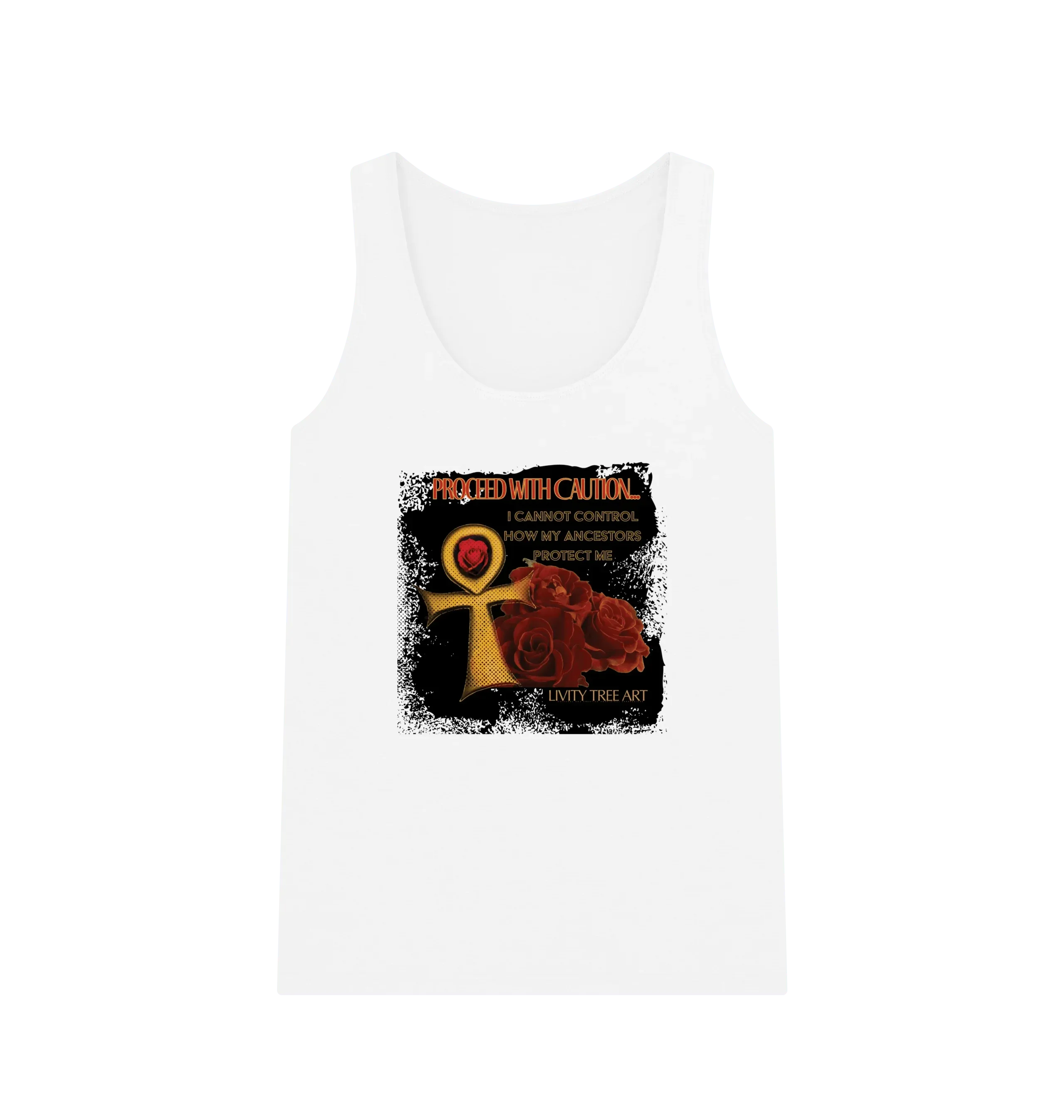 Ancestors Protection Women's Tank Top - Livity Tree Art