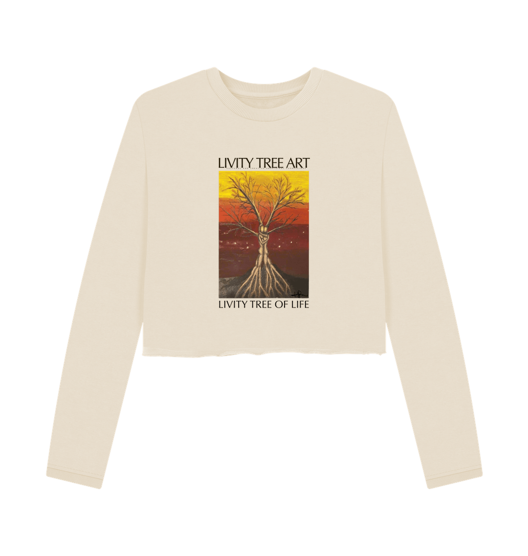 Oat Printed Boxy Jumpers Front