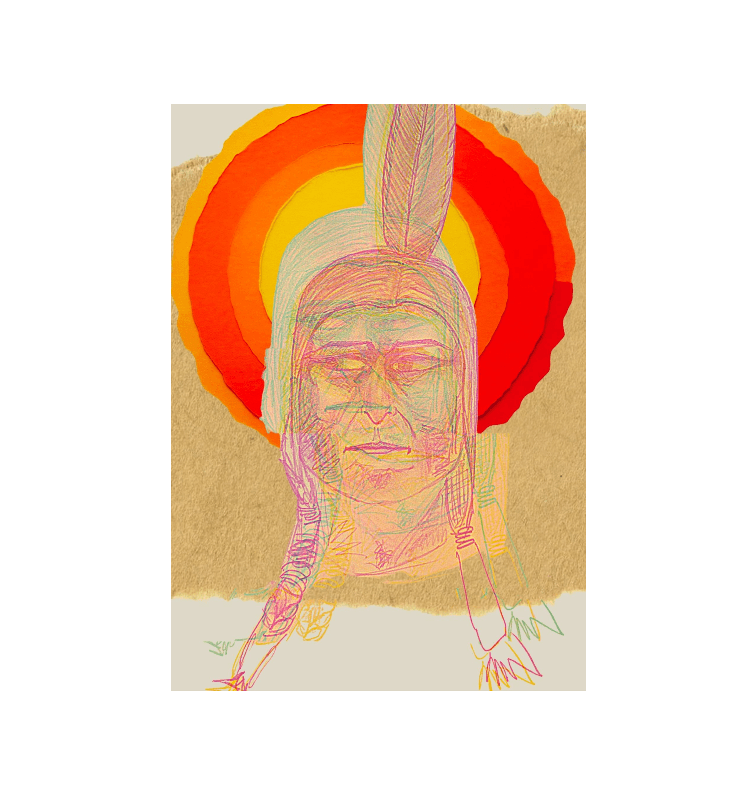 No Frame Framed art print Front