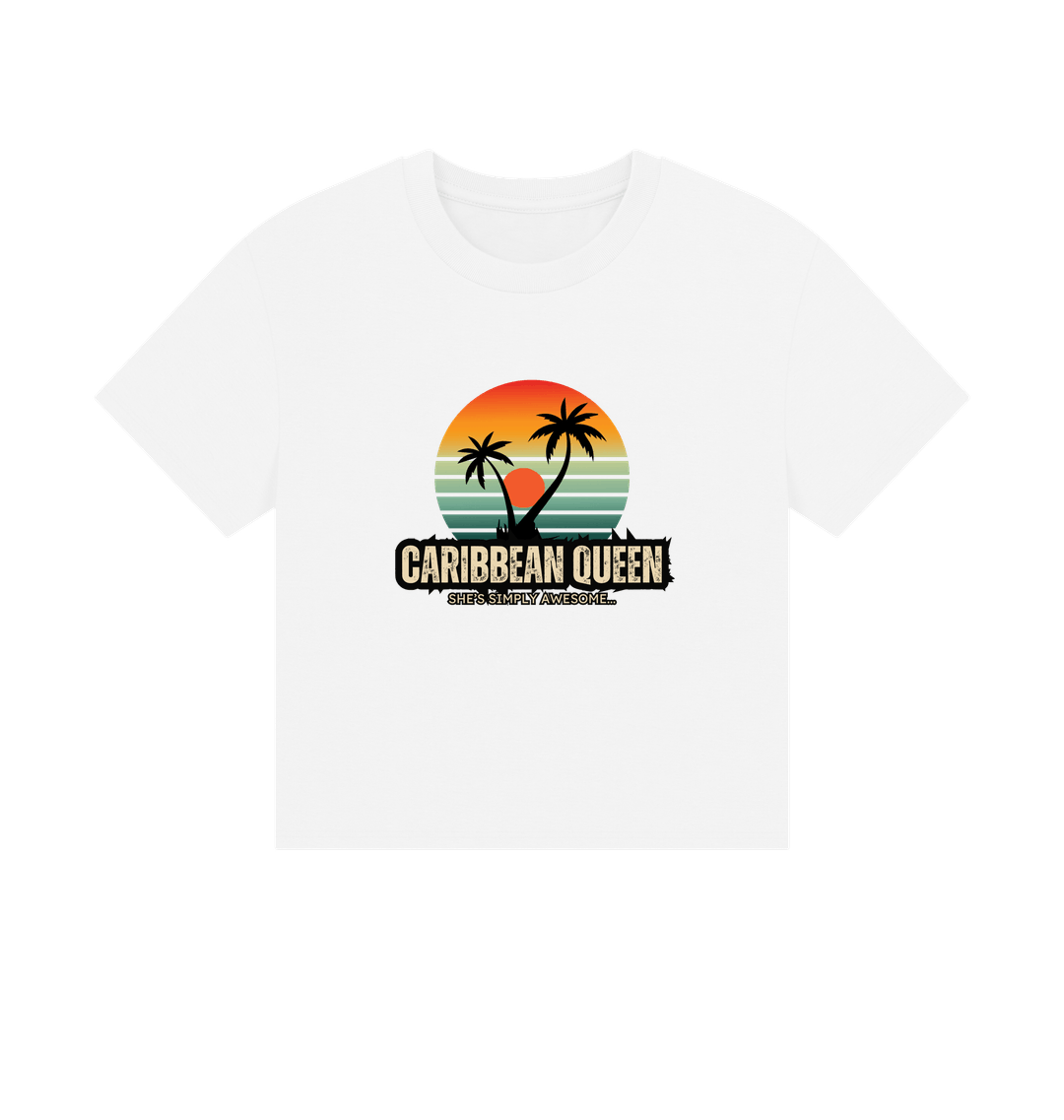 White Printed T-shirt Front