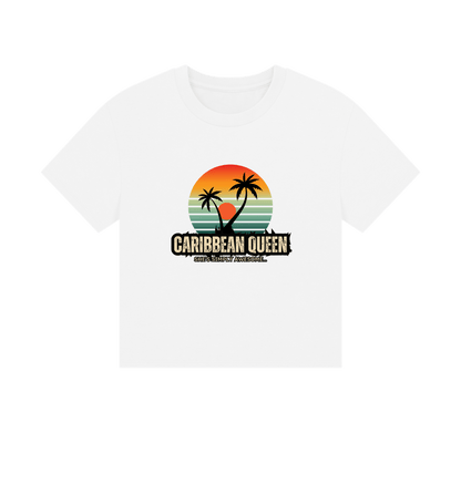 White Printed T-shirt Front