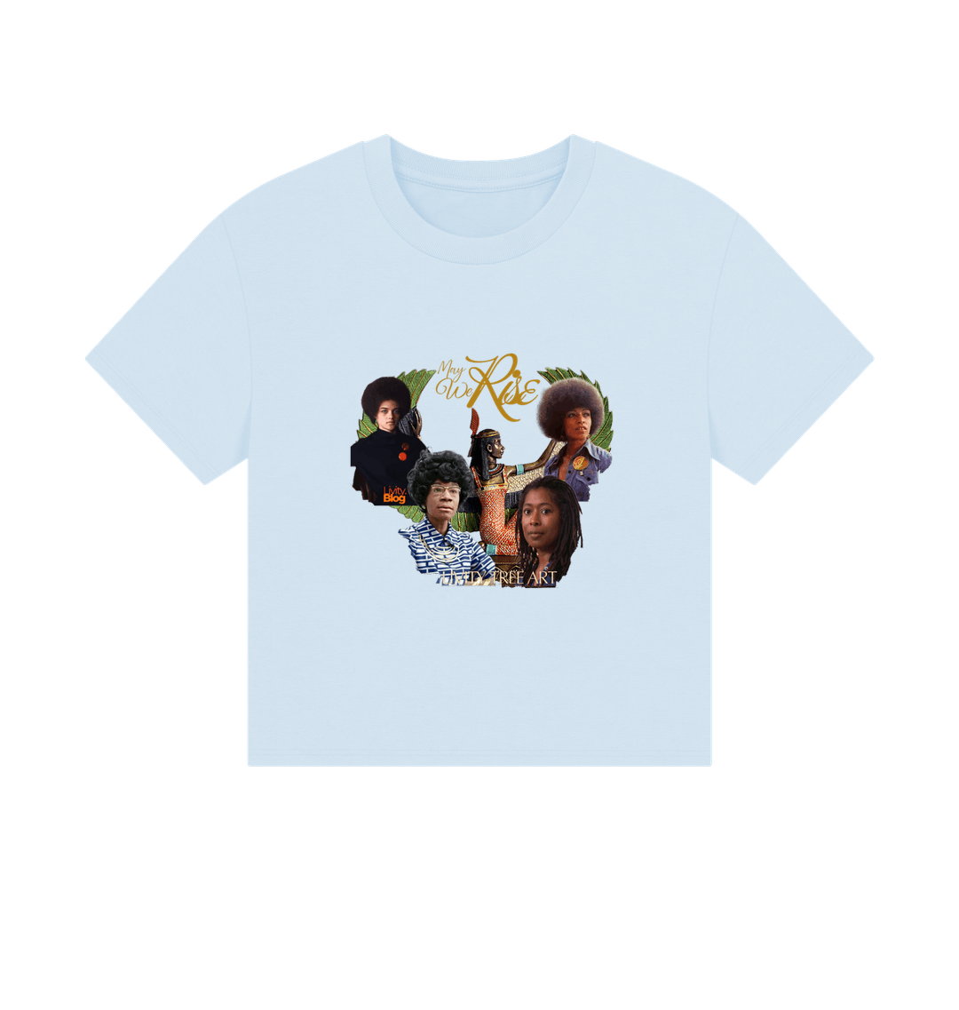 Sky Blue Printed T-shirt Front