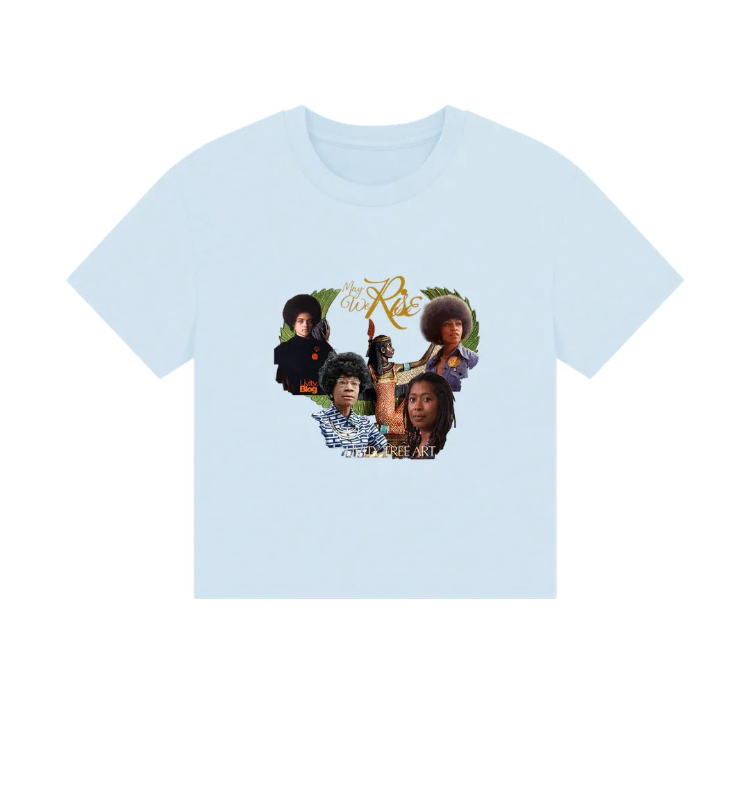 May We Rise Women's Boxy Tee - Livity Tree Art