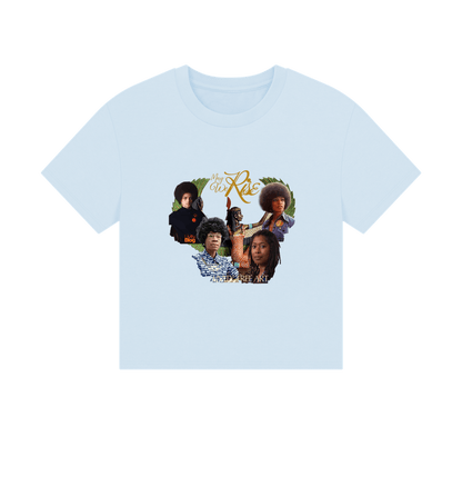 Sky Blue Printed T-shirt Front