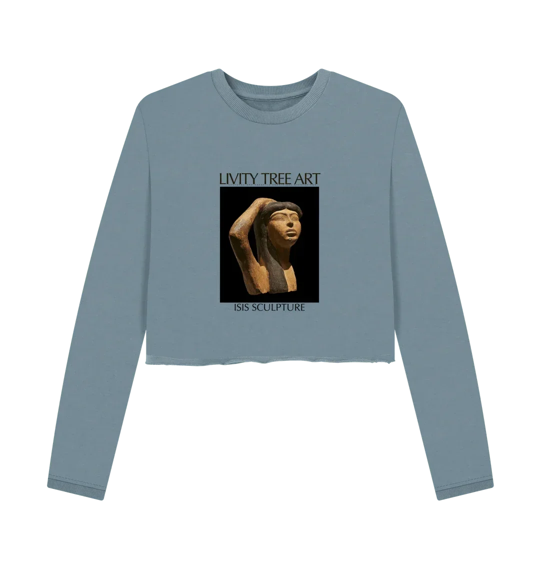 Isis Sculpture Women's Boxy Jumper - Livity Tree Art