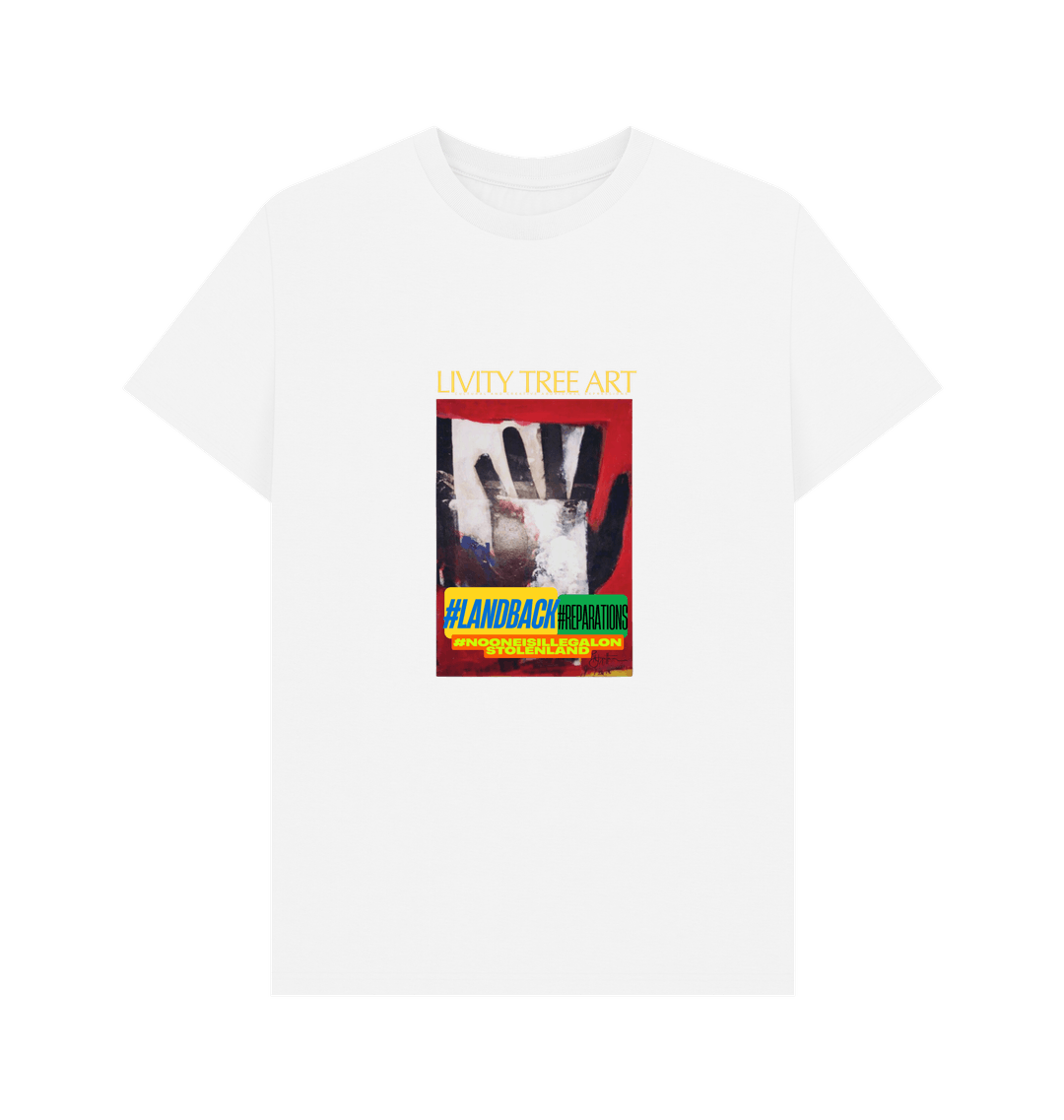 White Printed T-shirt Front